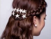 New fashion colorful crystal flower hair sticks hair clip Bridal Jewelry for women girl boho beach flower hair jewelry