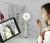 Import New H7 USB Charging silent mini portable handheld fan with lamp and mirror from China