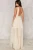 Import New halter design backless ivory pleating chiffon long prom dress from China