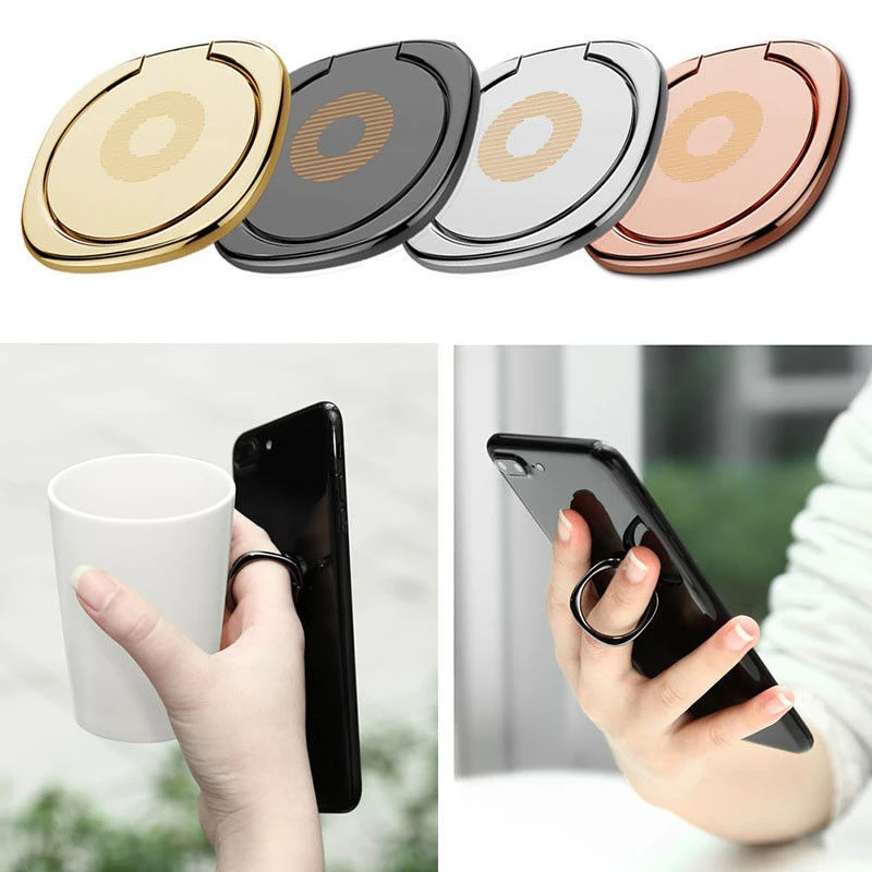 New Magnetic Design Waterproof Metal Ring 360 Rotation Mobile Phone holder