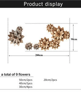 New Product Artificial Big Flowers Decorative Wreaths for Event Decoration