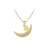 Import New Product Custom Diamond Design Star Charms &amp Pendants Moon And Star Necklace from China