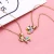 Import New Product Ideas 2021 Kids Childrens Cute Pumpkin Unicorn Pendant Best Friends Charms 2pcs Necklace Sets from China