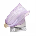 New product solid color lace and diamond hair accessories retro mesh womens wide-brimmed headband