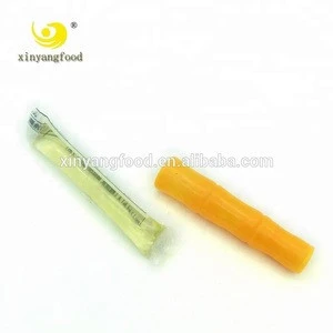 new products 2018 cheap fruit jelly stick jelly strip with whistle