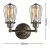 Import New RH Type Double Cages Wall Lamp Edison Light Bulb Fixture Cage Vintage Lamp from China