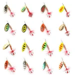 New Spinner Lure  16 color 6.5g/10g/13.5g Hard Lure Spoon Fishing Lure with Treble Hook Metal Fishing Tackle Pesca