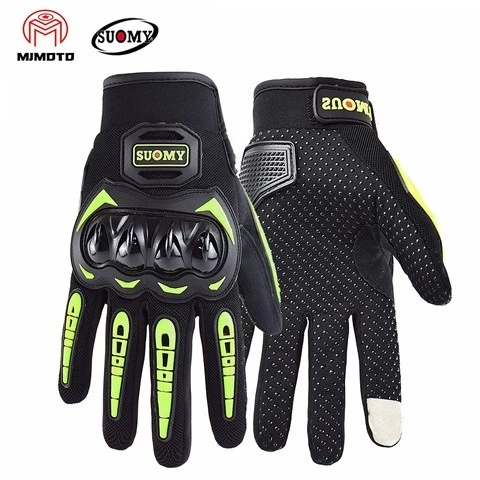 New Suomy Breathable Summer Men Women Touch Screen Motorcycle Glove Outdoor Sport Riding Racing Gloves Guantes Moto Verano M-XXL