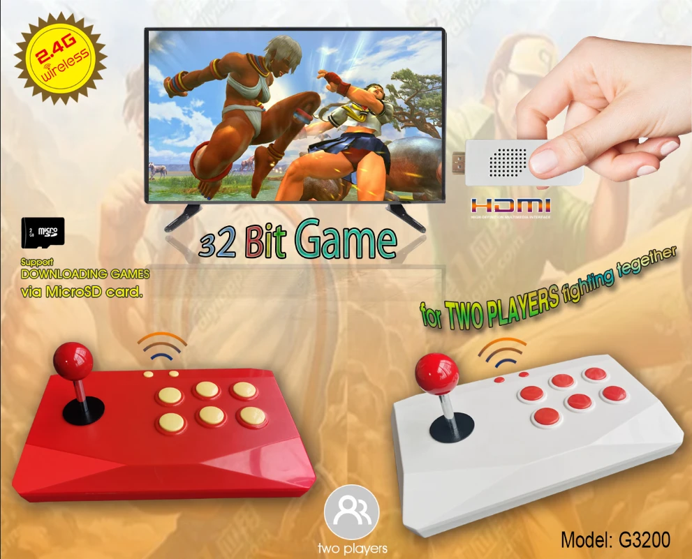 New Trending Product 32 Bit Big Arcade Retro For Games Players 2020 Hot Sale Latest Products Handheld Game Video Player