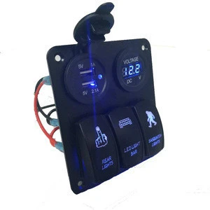 Newest Offroad Truck Marine 8 Rocker Switch Panel Control System