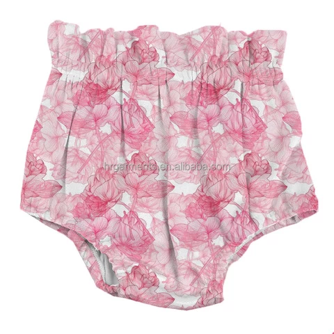 Newest Summer Kids Bloomer Floral Print Girls Bummies High Quality Thin Elastic Children Bloomers Fashion Baby Shorts