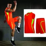 Newst national team jersey football men's sport suit dry fit youth soccer uniform wholesale soccer jersey and shorts set