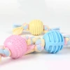 No toxic tpr tough candy shape molar chew interactive dog rope toy