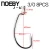 Import Noeby carbon steel Fishing hook Sharp Fishhook Barbed Hook from China