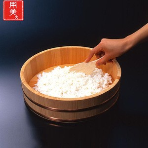 Non-paint Health Wooden rice bucket for professionals and traditionally used in Japanese restaurants