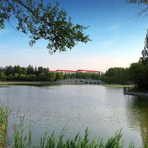 Non-toxic geosynthetic clay hdpe liner for man-made lake