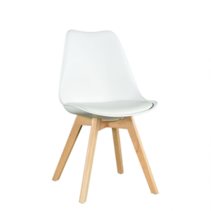 Nordic Modern Plastic Wooden Legs Restaurant Furniture Room Dining Chairs