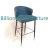 Import Nordic simple modern wrought iron soft bar stools with back for KTV bar from China