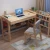 Import Nordic solid wood desk can be raised and lowered computer desk multifunctional simple study childrens study table and chair from China