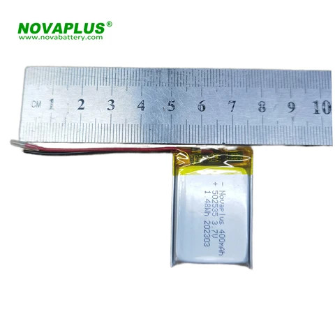 Nova IEC62133 BIS CB 502535 3.7v 400mah lipo rechargeable battery 1.48wh hot sale high capacity