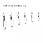 NT-3015 Swing coastlock snap High Quality Hot sales Sport fishing Rolling Swivel