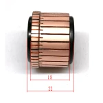 OD28.5* ID12*H22-24groove  commutator for electric  grinder power tools  . high quality and free samples
