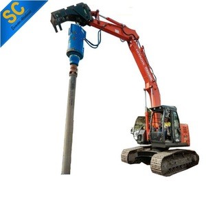 OEM available Solar Ground Screw Machine Pile Driving Driver SC2000 for PC25 excavator