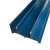 Import OEM color powder coating blue green aluminum extrusion profile for sliding door from China