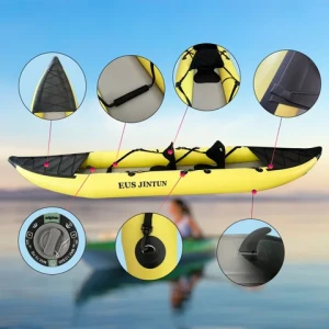 OEM Sit In Sea Fishing Kayak Double inflatable canoe High quality and cheap kayak