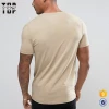 OEM t shirts with company logo wholesale bulk blank v neck t-shirts men