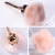 Import OEM wholesale rose Flower beauty easy carry nail polish brush tool cleaning Nail Brush nail dust brush from China