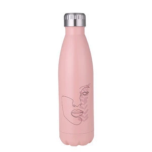 OEM/ODM 17oz Double Wall Stainless Steel Insulated Cola Type Thermo Water Bottle for Sport