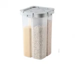 OEM/ODM 2300ml Plasticstorage bottles jars Four compartment Storage Boxes Plastic Storage Box Storage Box