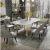 Import OEM/ODM Modern Design House Furniture Dining Table marble Dining Table Set from China