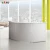 Import office modern white half round reception desk from China