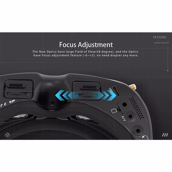 OLED Fpv Collision Prevention Uav Goggle Mavic PRO Drone Sky04o