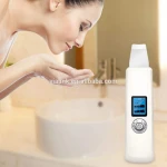 On sale ! rechargeable portable professional electric facial ultrasonic peeling machine cleaner face skin scrubber for home use