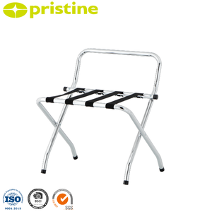 On-Time Delivery Taiwan manufacturer Metal Folding Luggage Rack with Shelf