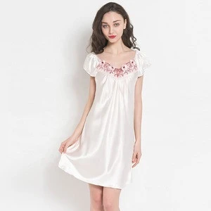 one piece comfortable washable  women nightgowns