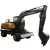 Import One Year Warranty CE ISO China Brand Manufacturing Industry Zero Delivery Time Cheap Wheel Mini Excavator For Sale from China