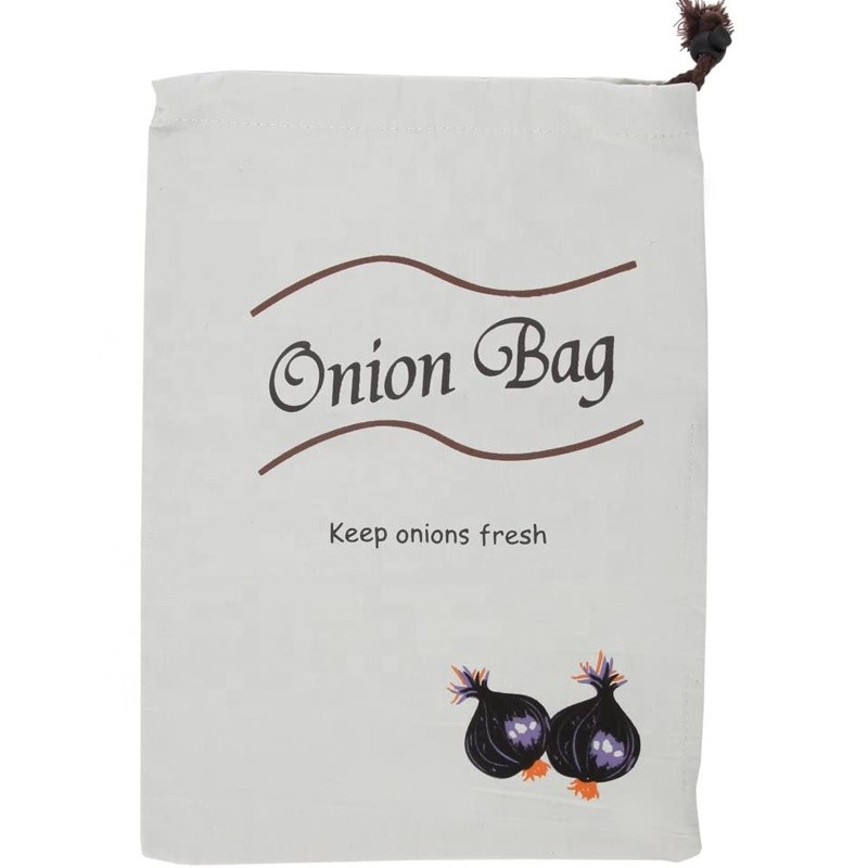 Onion Bag Keep onions fresh with Drawstring