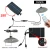Import Ourdoor double heads solar power led pendant light with remote control from China