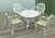 Import Outdoor courtyard garden backyard corridor beach park playground mall cast aluminum table and chair se metal furniture from China