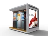 Outdoor Customized Multi-functional Intelligent Kiosk/Prefab Booth With Vending Machine