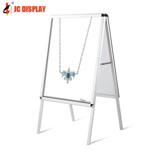 Outdoor Movable Advertising Poster Aluminum Frame For Sign Board