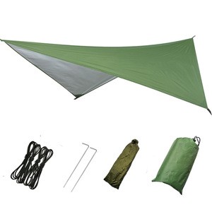 Outdoor multi-functional awning waterproof shelter sunshade tent awning damp proof mat