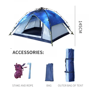 outdoor portable automatic pop-up  picnic camping thick waterproof camping tent
