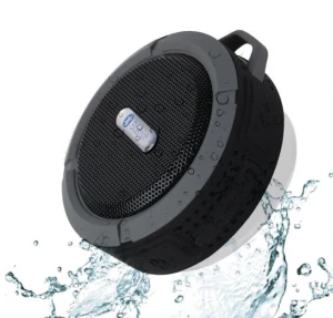 Outdoor portable colorful Waterproof C6 bluetooth speakers Chuck dustproof /Shower speaker with 5W Speaker/Suction