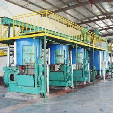 Palm crude oil processing and refining production line palm fruits kernel oil press machine line  HUATAI