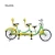 Parent-child bicycle double cycling bicycle brake 24 inch three people family bicycle